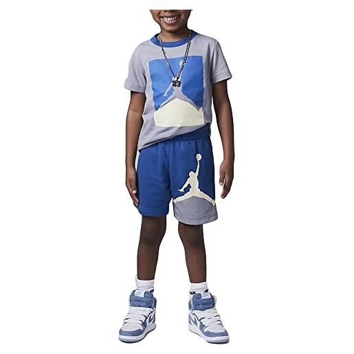 Jordan completo t-shirt e shorts da neonato jumpman grigio taglia 12 m codice 65c203-f4f