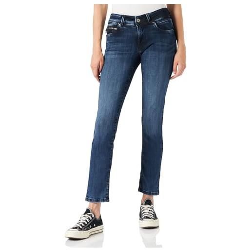 Pepe Jeans new brooke, jeans donna, blu (denim-vw3), 28w / 30l