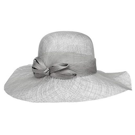 Seeberger cappello di paglia jella sinamay occasione taglia unica - bianco
