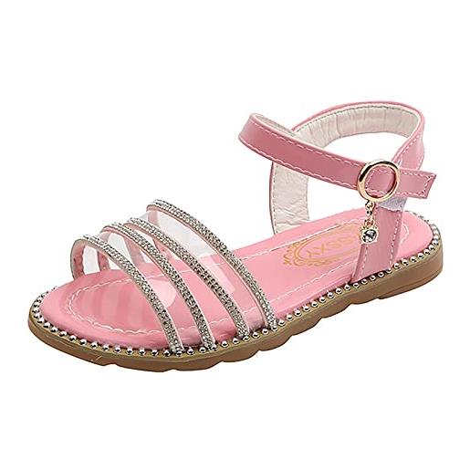 Chejarity sandali bambino 26 sandali per bambini scarpe sandali fantasiosi per ragazze sandali da spiaggia con piattaforma di tendenza alla moda ragazze ciabattine 26