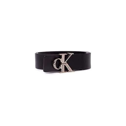 Calvin Klein Jeans - cintura donna in pelle con monogram - misura 85