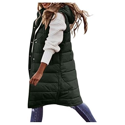 Kobilee Gilet Smanicato Donna Corto 100 Grammi Invernale Imbottita Giubbino  Lavoro Senza Maniche Elegante Giacca Gilet Piumino Smanicato Leggero Caldo  Trapuntato Giubbotto Smanicato 