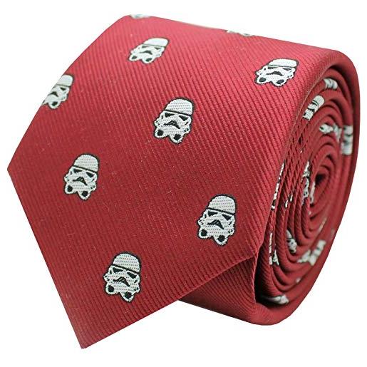 MASGEMELOS - cravatta stormtrooper star wars rossa, multicolore, l