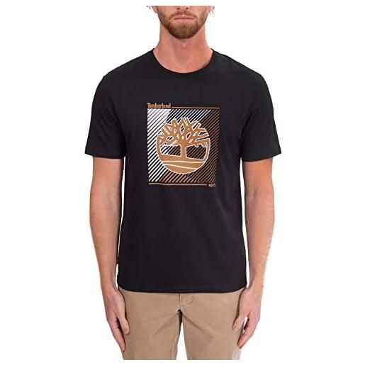 Timberland - t-shirt uomo regular con stampa logo - taglia xxl