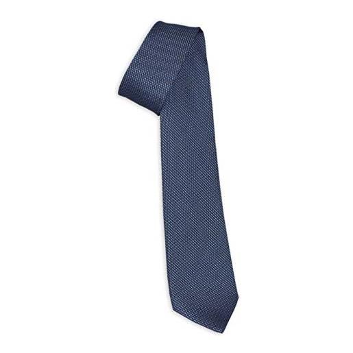 ESCLUSIVO ITALIANO - cravatta uomo sette pieghe in seta azzurro avio motivo napoli