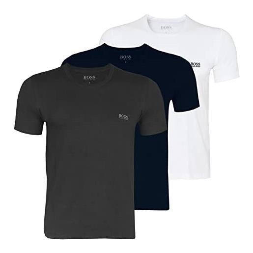 BOSS - t-shirt da uomo rn 3p co in cotone, confezione da 3, xxl