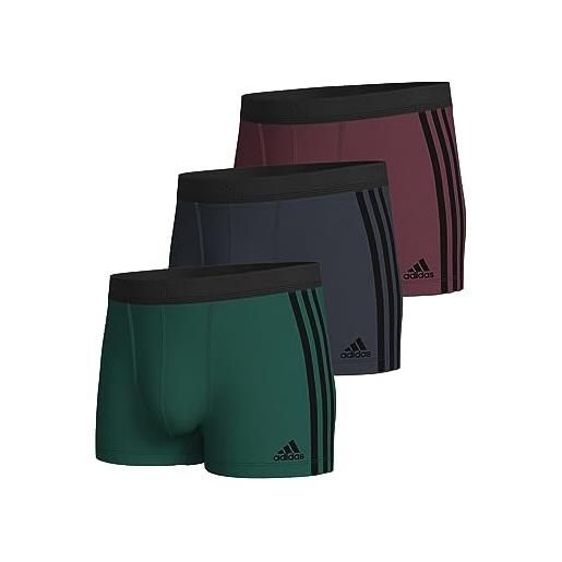 adidas multipack boxer (3pk) cotone variante 3 - 4a2m08, boxer a pantaloncino uomo, assortito 67, l