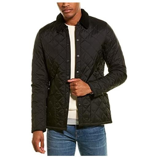 Barbour uomo giacca trapuntata heritage liddesdale, nero, 3xl