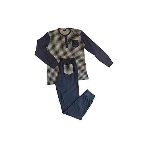 LOVABLE pigiama uomo cotone lungo serafino (xl)