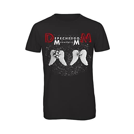 Bughyprint tshirt maglia maglietta depeche mode dm memento mori tour 2023 nero edizione limitata, xl