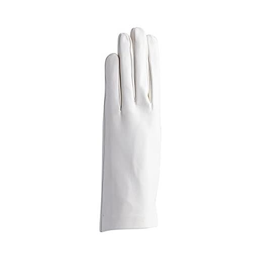 FRATELLI LEVA GUANTI guanti in pelle nappa donna bianco