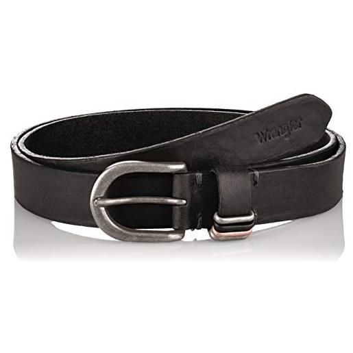 Wrangler loop detail belt cintura, black, 90 donna