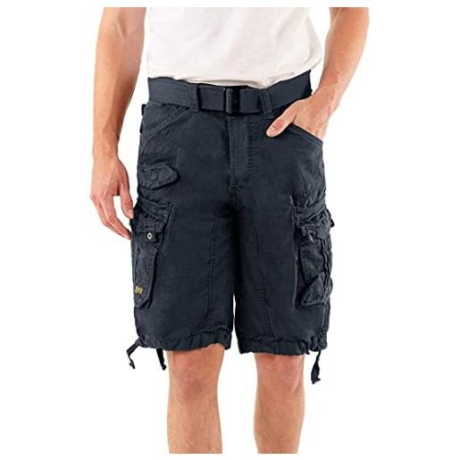 Geographical Norway short panoramique bell men/short/bermuda uomo/pantacourt cargo in cotone/abbigliamento ragazzo/shorts e bermuda di qualità (4xl, blu)