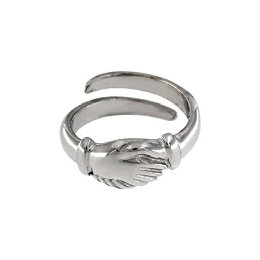 G e D Argenti anello dell'amicizia o (anello di santa rita) da donna in argento 925