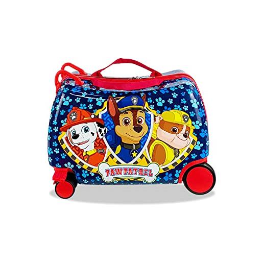Nada Home valigia trolley per bambino paw patrol bagaglio a mano spinner rigida 5337