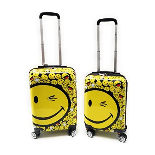 high sierra exotics clacson coppia trolley bagaglio a mano abs lucido disegno idoneo ryanair easyjet (smile)