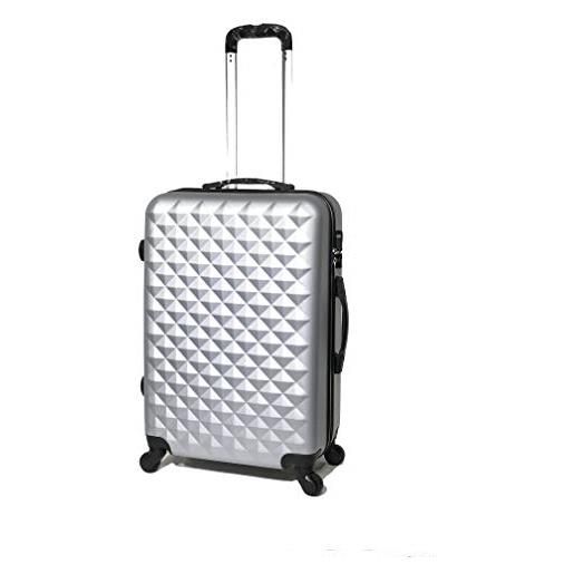 CELIMS valigia di marca francese - valigia m - valigia 65cm / 60 litri - 5802 grigio