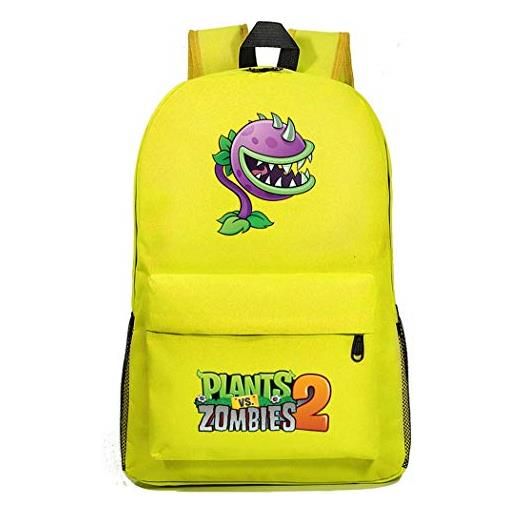 WANHONGYUE plants vs. Zombies gioco cosplay casual daypack zaino backpack borsa da viaggio zainetto giallo /1