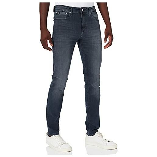 Calvin Klein Jeans magro jeans, denim grey, w28 / l32 uomo