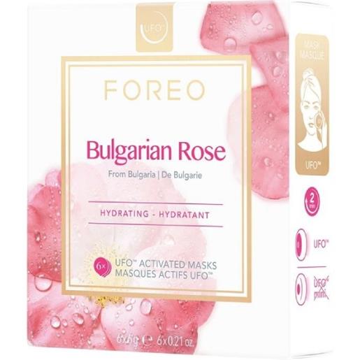 FOREO bulgarian rose ufo activated masks - 6 maschere idratanti da 6 g