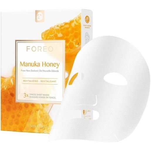 FOREO manuka honey - 3 maschere in tessuto rivitalizzanti
