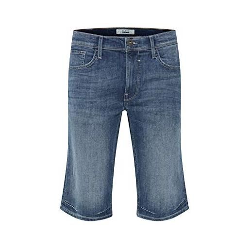b BLEND blend denon pantaloncini di jeans shorts bermuda da uomo elasticizzato regular- fit, taglia: xl, colore: denim light. Blue (76200)