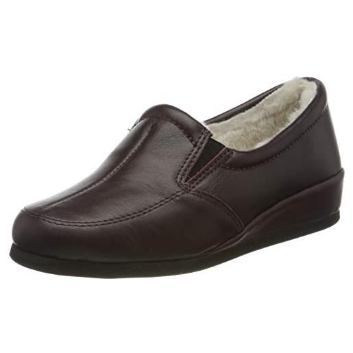 Rohde Donna Pantofola Pantofole Ciabatte Pantofole Muli Zoccoli Feltro Blu 2284