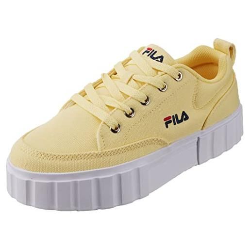 Fila sandblast c teens, scarpe da ginnastica, hint of mint, 38 eu