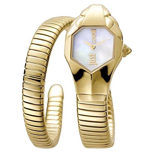Just Cavalli orologio analogico classico quarzo da donna con cinturino in acciaio inox jc1l001m0025