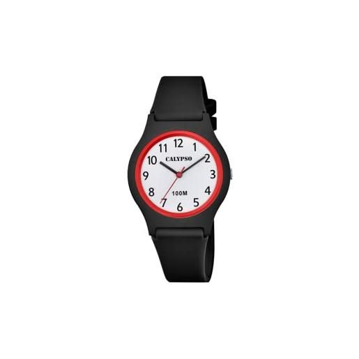 Calypso orologio analogico quarzo ragazzo con cinturino in plastica k5798/6