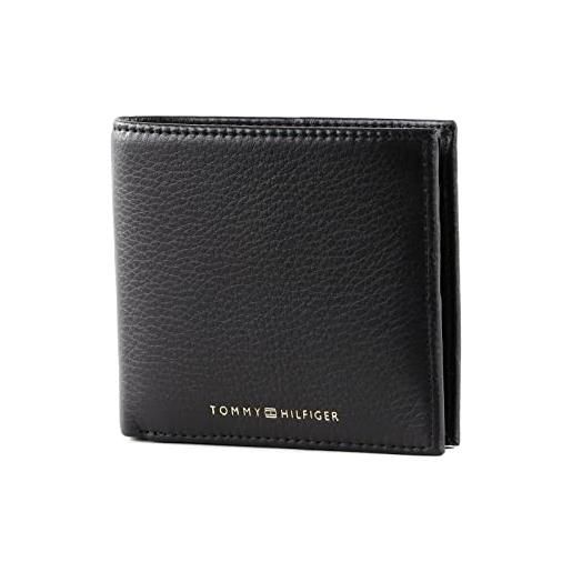 Tommy Hilfiger th premium leather cc and coin black