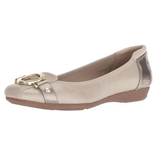 Anne Klein umeko ballet flat, ballerine donna, stagno, multicolore, 38.5 eu