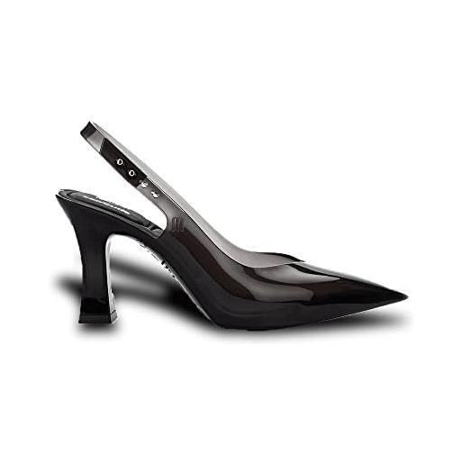 melissa slingback heel + larroude ad, sandali donna, nero, 37 eu