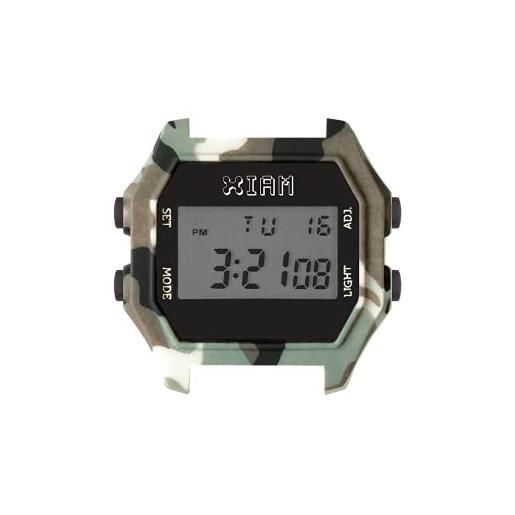 Gioielleria Selenor collezione orologio componibile i am the watch @sespo (cassa camouflage grigio iam-129 41x44mm)