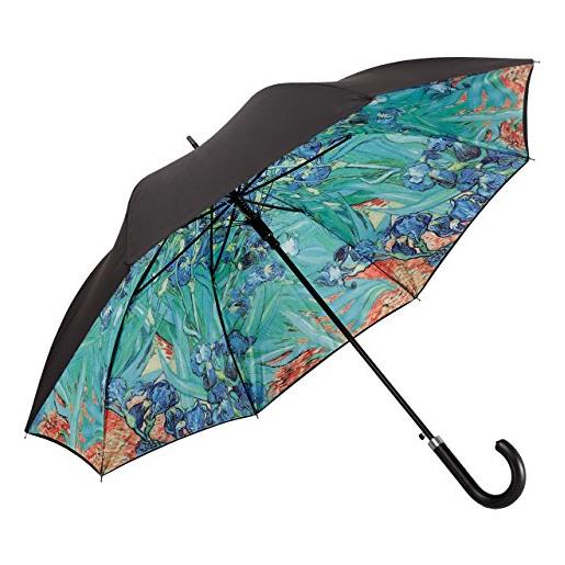 VON LILIENFELD® ombrello automatico donna arte fiore doppio rivestimento vincent van gogh: iris
