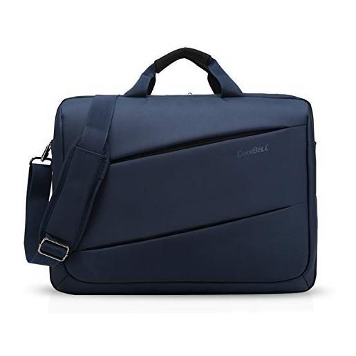 FANDARE moda borsa messenger per computer uomo/donna business borsa a tracolla outdoor travel grande capacità borsetta impermeabile poliestere blu