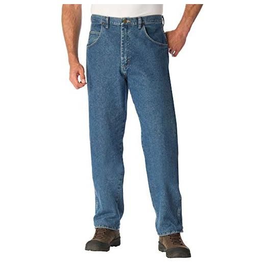 Wrangler jeans da uomo. De ajuste relax. Ado e resistenterugged wear relaxed fit jeans, indaco anticato. , 35w x 32l