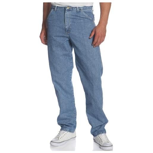 Wrangler, jeans da uomo jean, dall'aspetto consumato e la vestibilità comoda antique indigo 36w x 29l