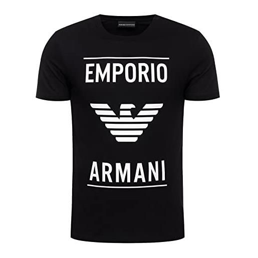 Emporio Armani t-shirt uomo maglietta 6g1te7 1jnqz, manica corta, girocollo (nero, m)