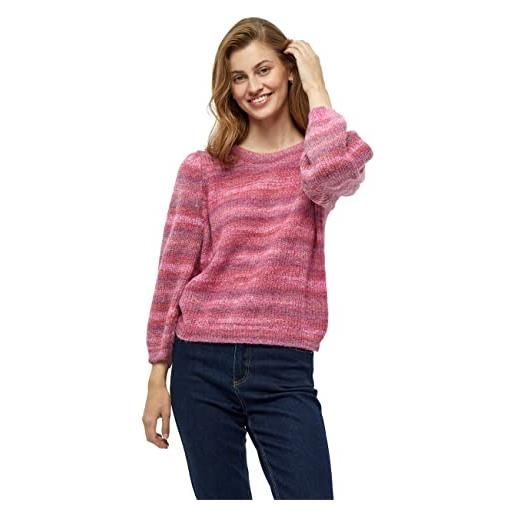 Peppercorn haya long sleeve pullover, pullover con maniche a 3/4, donna, rosa (4045m sangria pink melange), m