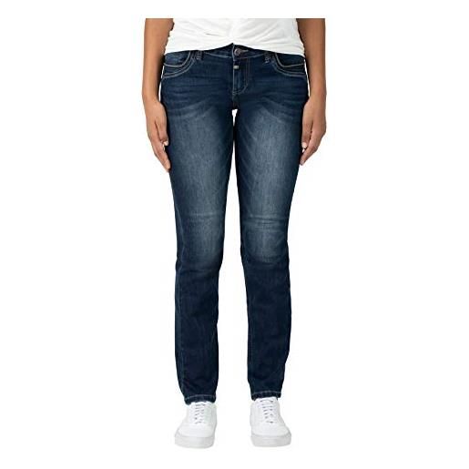Timezone slim tahilatz jeans straight, blu (blue royal wash 3065), w25/l30 (taglia produttore: 25/30) donna
