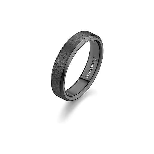Brosway anello uomo in acciaio, anello uomo collezione ink - bik36d