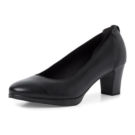Tamaris donna 1-22446-41, scarpe décolleté, black patent, 37 eu