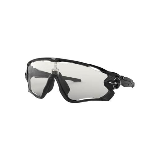 Oakley sonnenbrille jawbreaker occhiali da sole, nero (negro brillo), 0 uomo