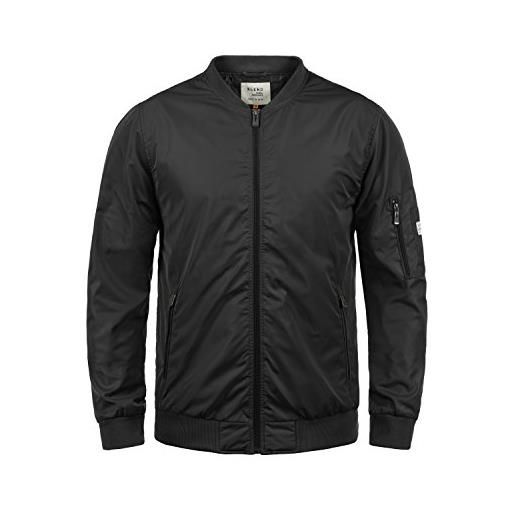 b BLEND blend craz bomber giacca di transizione giacche trapuntata da uomo con collo alto, taglia: l, colore: phantom grey (70010)