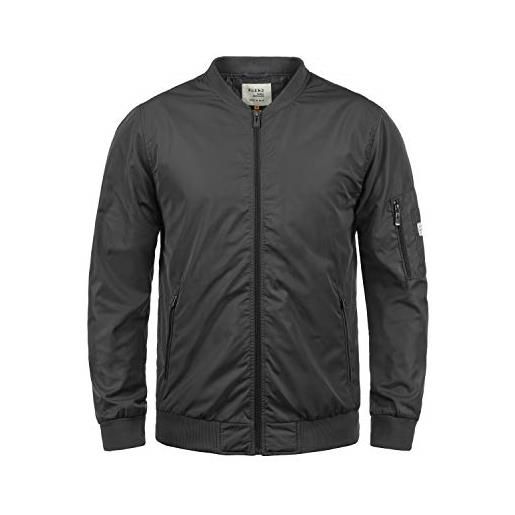 b BLEND blend craz bomber giacca di transizione giacche trapuntata da uomo con collo alto, taglia: l, colore: mood indigo (74648)