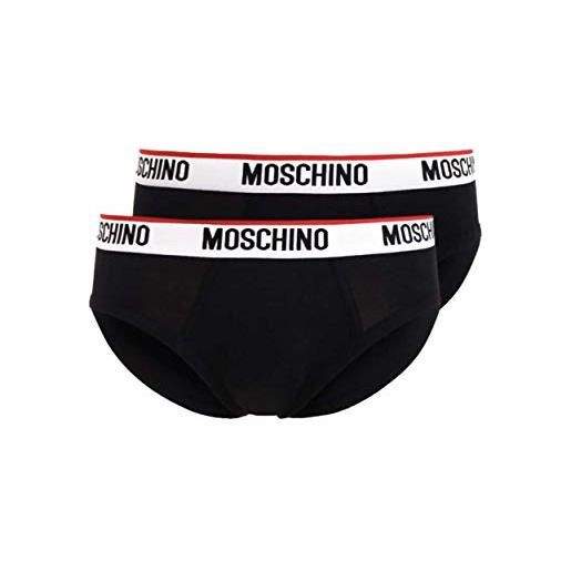 MOSCHINO slip u0mo MOSCHINO underwear logo su elastico colore nero conf. Da 2 am17mo13