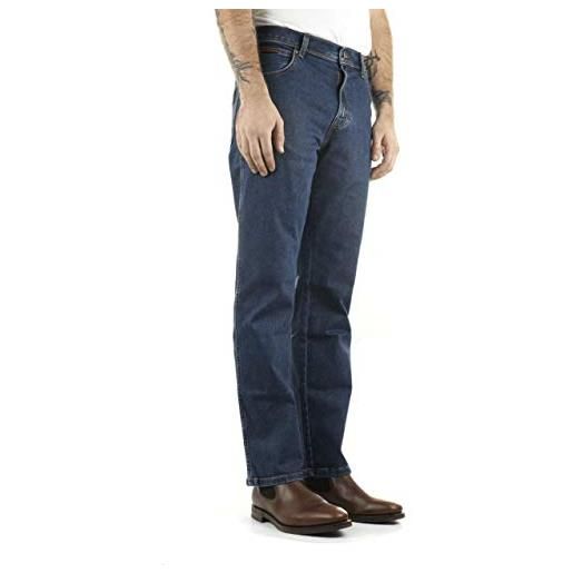 Wrangler - jeans - taglio classico - 'texas' - uomo (darkstone) 38 in 30l