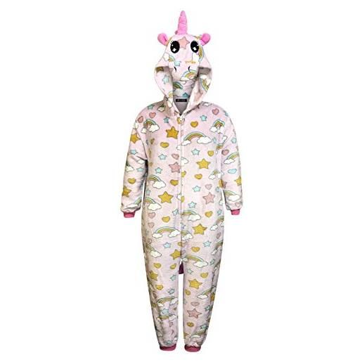 Live It Style It tutina per bambini unicorn pigiami comodi per ragazze tutina morbida da bambino regali per bambini tuta animale dress up costume