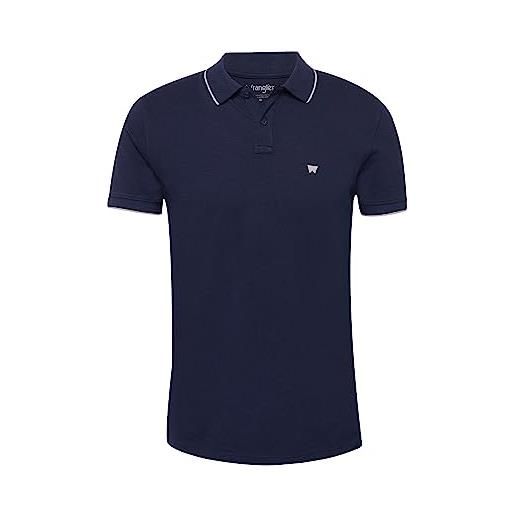 Wrangler polo shirt, camicia uomo, navy, s